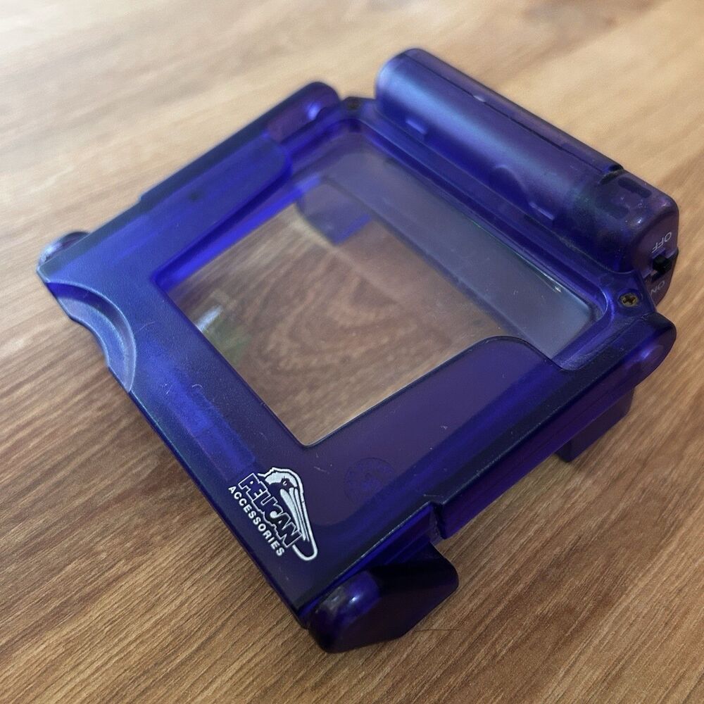 Gameboy Color Pocket Console Flip Light Magnifier Ice Blue - Light Works